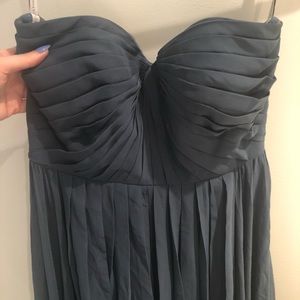 Jenny Yoo Mira Bridesmaid Dress, Evening Blue Sz 2